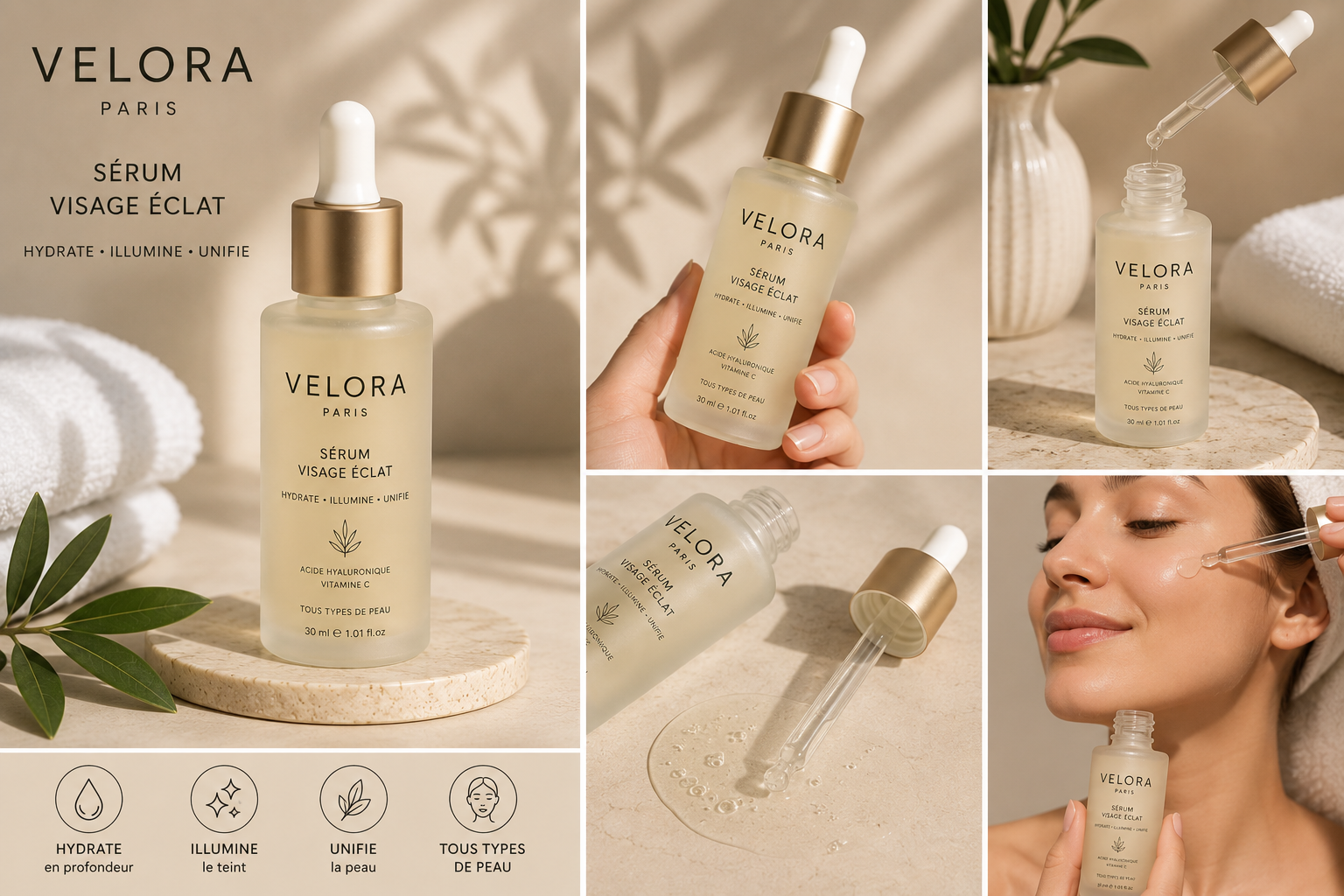 Sérum Visage Éclat VELORA