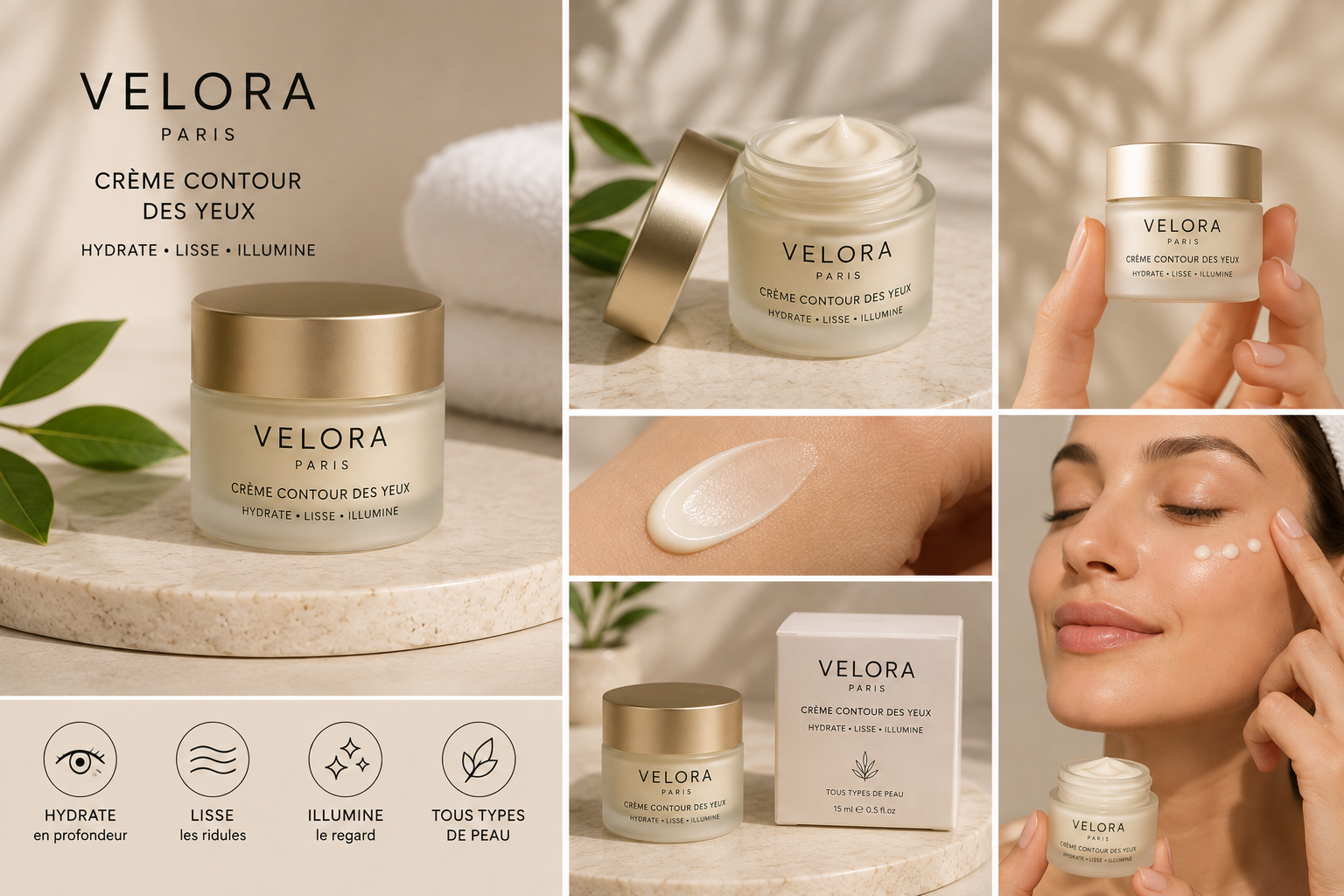 Crème Contour des Yeux VELORA