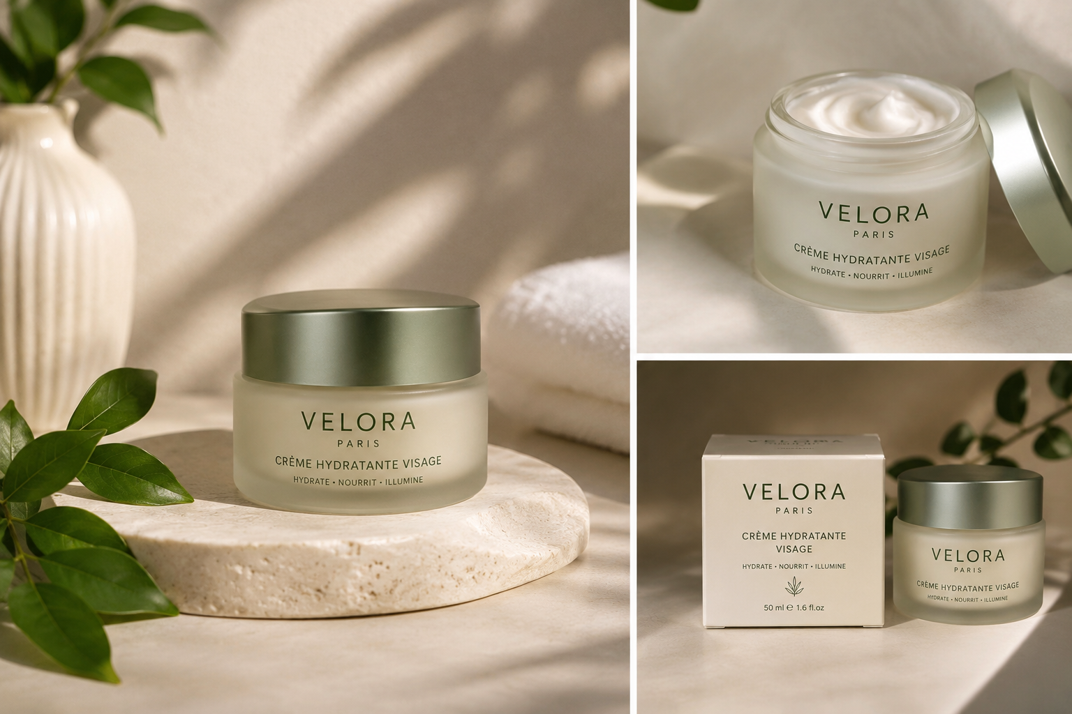 Crème Hydratante Visage VELORA
